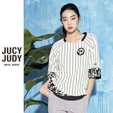 Jucy Judy百家好2016夏装新款宽松休闲短袖T恤女专柜正品JPBL322D