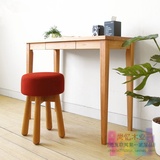 日式书桌宜家白橡木电脑桌欧式实木办公书桌书架组合书房家具