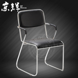 简约弓形办公椅子家用电脑椅特价人体工学生会议椅时尚钢架职员椅