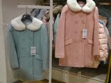 巴拉巴拉专柜正品2015年新款冬装女童呢大衣外套22164150201