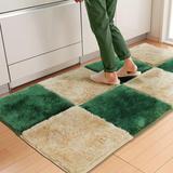 富居（FOOJO） 拼块地毯 长绒丝毛可拼块组合地毯 浅米色40*40cm