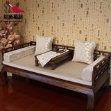 中式雪尼尔罗汉床垫子/红木沙发坐垫/实木沙发垫/婚庆/木沙发垫