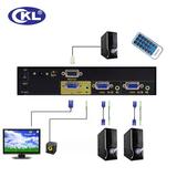 CKL正品 VGA切换器 2进1出 二进一出电脑视频切屏器 带音频切换