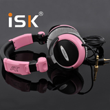 ISK AT5000高档头戴重低音监听耳机主播K歌游戏录音dj专用包邮