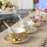 咖啡具套装 陶瓷结婚礼品 欧式咖啡杯套装 骨瓷英式下午茶具套装