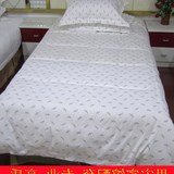2016酒店宾馆医院学校旅馆床上用品专用麦穗白色米黄棉布床单