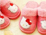 现货韩国正品 hello kitty 冬季居家鞋 凯蒂猫加厚棉拖鞋