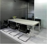 温州特价办公家具简约现代板式小型会议桌时尚会议桌接待桌会客桌