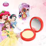 迪士尼 水溶性儿童粉饼公主彩妆套装女孩玩具儿童化妆品粉底