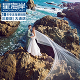星海岸三亚婚纱摄影婚纱照团购旅游拍摄工作室跟拍韩式清新唯美风