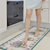 Ferns包邮 欧式/美式 提花高档长条防滑耐脏厨房地垫门垫地毯