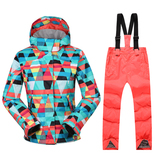 2015冬GSOU SNOW儿童滑雪服套装 女童 防风防水加厚保暖 亲子款