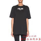 英国代购2015 Givenchy纪梵希宽松中长款字母短袖T恤女MAT