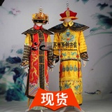 清朝皇帝皇后古装大气绣花龙袍凤袍舞台演出服装影楼摄影写真主题