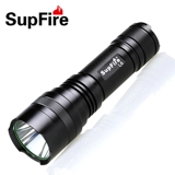LED强光手电筒SupFireL6高续航高亮度充电手电26650大容量