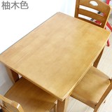 创意可折叠实木餐桌 小户型现代简约长方形韩美式田园饭餐桌椅组