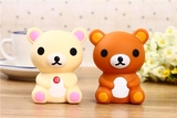 正品轻松熊、泰迪熊移动电源苹果i可爱卡通充电宝礼物包邮