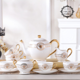 高档欧式英式骨瓷咖啡具创意 下午茶茶具茶杯咖啡杯碟出口