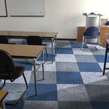 办公室地毯写字楼商用工程会议室拼块丙纶方块地毯pvc底50*50
