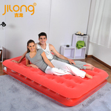 jilong吉龙 时尚双人 单人透明植绒充气床 蜂窝多彩特价充气床垫