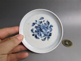 明弘治青花，整底标本，打磨的很漂亮，可做杯托杯垫，古瓷片