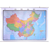 2015版现货 中国地图挂图2米X1.5米 精装高档 双面覆膜防水 会议办公室用 超大中国地图 领导满意 中华人民共和国地图 中国全图