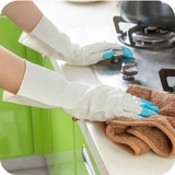 手护神鲨鱼油洗碗手套 橡胶加绒手套 乳塑胶防水洗衣清洁家务手套
