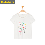 巴拉巴拉女童短袖t恤中大童上衣童装2016夏装新款儿童小学生T恤女