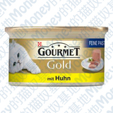 M。德国包邮Gourmet Gold Feine Pastete精细猫罐头鸡肉味 24*85g