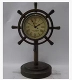 民国欧米茄船舵机械小座钟表古玩杂项古董旧货老东西收藏品老古物