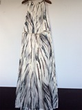 外贸原单  澳洲 素绉缎 女神范系带长裙