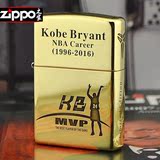 镜面纯铜纪念科比篮球24号Kobe英文zippo煤油防风翻盖打火机限量