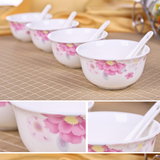 礼盒特价碗碟套装 高档陶瓷碗盘16头骨瓷餐具套装盘子韩式家用碗