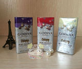 美国高迪瓦godiva歌帝梵脆皮巧克力豆35g铁盒 醇黑 白巧2选1