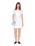 美国代购Kate Spade圆领针织三分袖百褶裙连衣裙工装裙 njmu5952