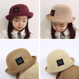 韩版男女童帽儿童摄影服装新款夏季草编礼帽宝宝拍照道具遮阳帽子