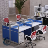 上海办公家具特价职员办公桌组合屏风工作位四人位办公桌椅可定制