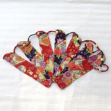 日本进口绉布 高档和服面料和风扇套 布袋手工礼品袋 长形收纳袋