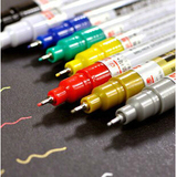 高达模型工具 中柏0.7MM极细针管 补漆笔 马克笔 上色笔 油漆笔