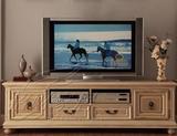 出口实木家具电视柜 经典美式法式乡村实木电视机柜复古家具