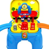 欧力音乐轨道车小火车电动玩具小汽车超级洗车王儿童男孩女孩玩具