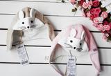 丽婴房专柜正品 2015年秋冬新款男女童兔子造型帽子婴儿帽护耳帽