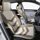 汽车坐垫四季新款亚麻座垫纯天然环保材料通用座垫朗逸大众通用