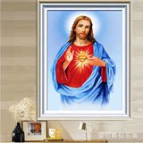 钻石画耶稣圣心像圣母粘贴钻十字绣方钻满钻客厅人物基督教钻石绣