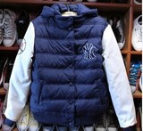 专柜代购冬季MLB棒球服女外套韩版羽绒服加厚棉短Y男女款原宿棉服