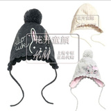 HM H&M上海正品童装代购童帽女孩女童宝宝绒里针织帽子2015新款