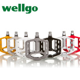 维格/WELLGO MG-3/-1轻镁合金山地自行车脚踏板脚蹬自行车配件