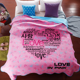 韩式卡通天鹅绒绗缝夹棉床盖床罩床单单件 双人多功能床品薄被子