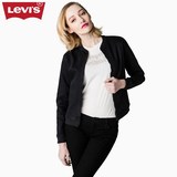 Levi's李维斯Line 8系列女士翻领黑色薄牛仔夹克外套22730-0000