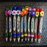 诗玛哈 泰国旅游纪念品 泰国铅笔原木艺术 餐厅点菜笔 单支价格